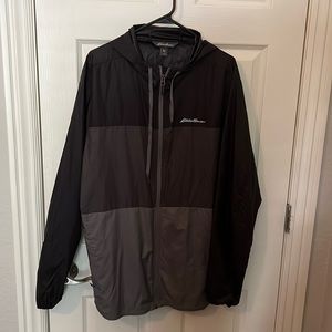 Eddie Bauer Hooded Lightweight Rain Jacket